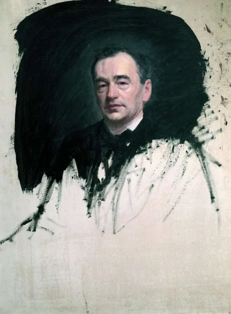 Kramskoi portrait of Dr. Carl Rauchfuß