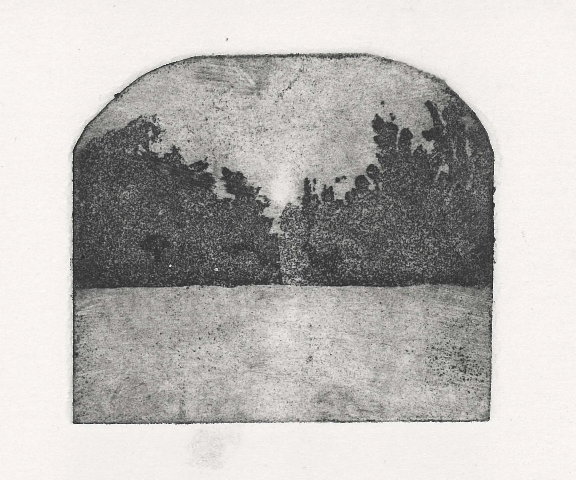 Ann witehridge, etching, landscape