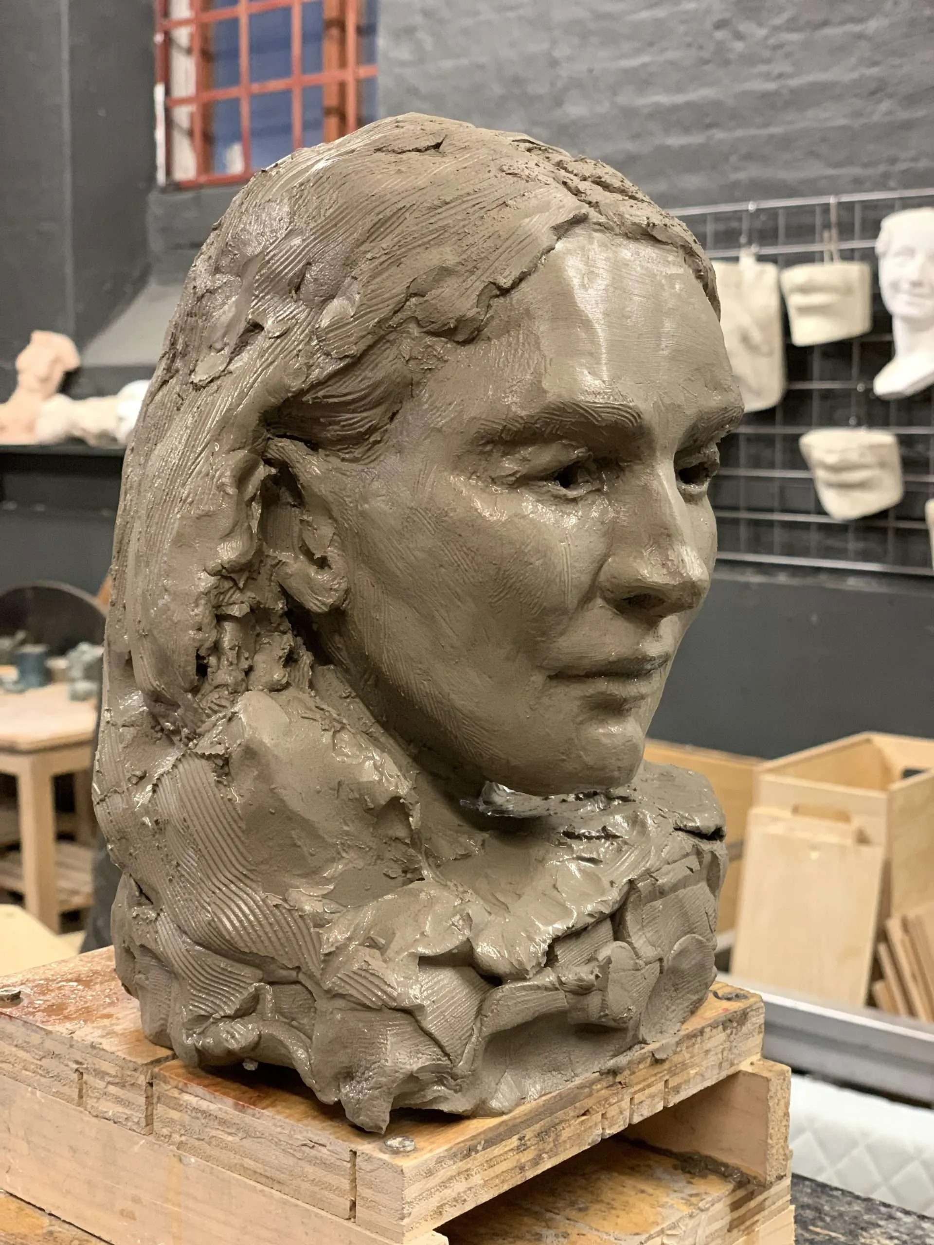 ann witheridge, sculpture, portrait