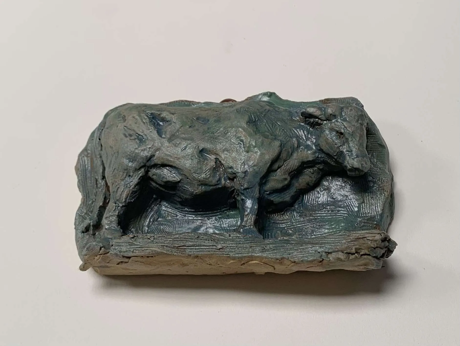 ann witheridge, sculpture, cow