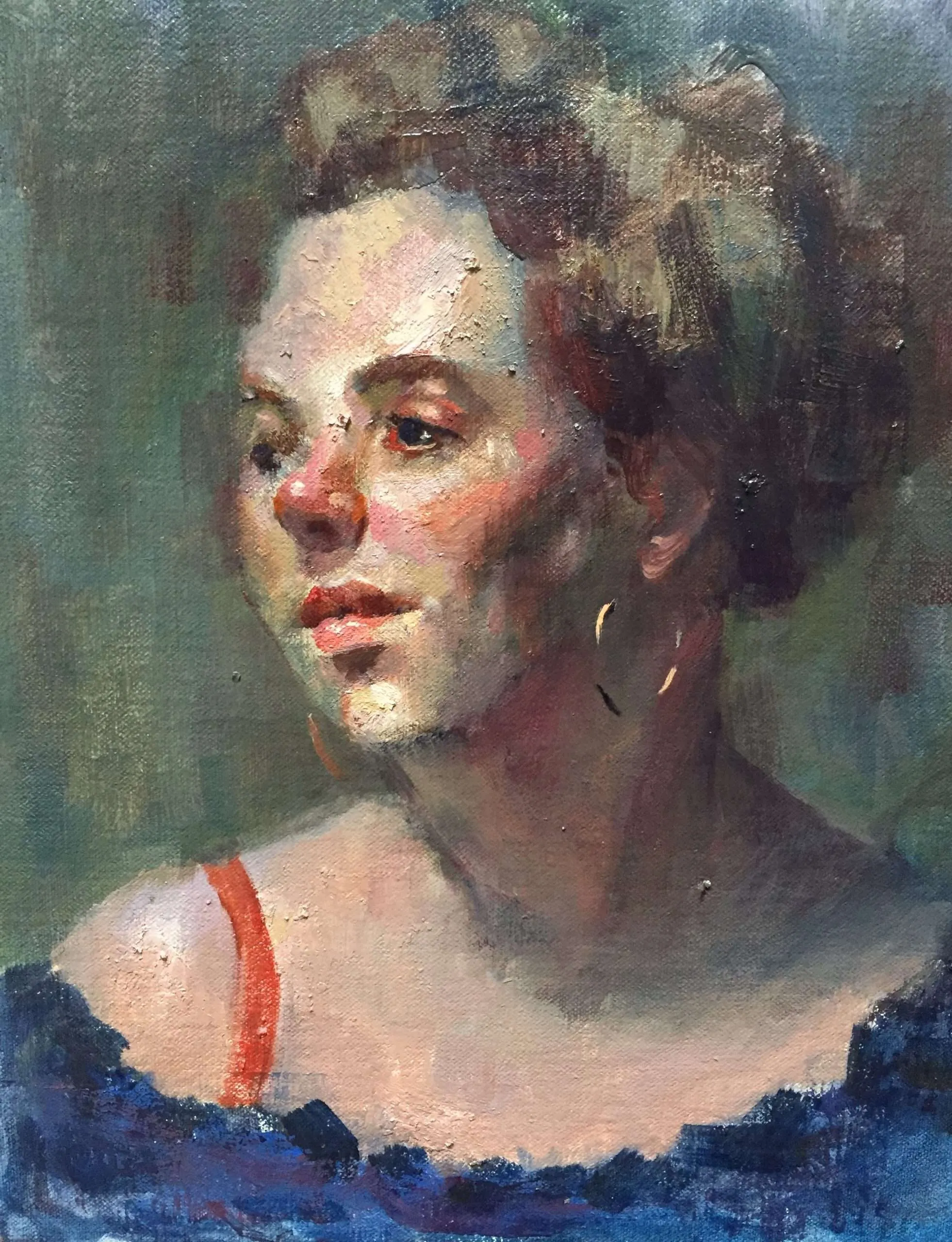 Ann witheridge, portrait, broken colour